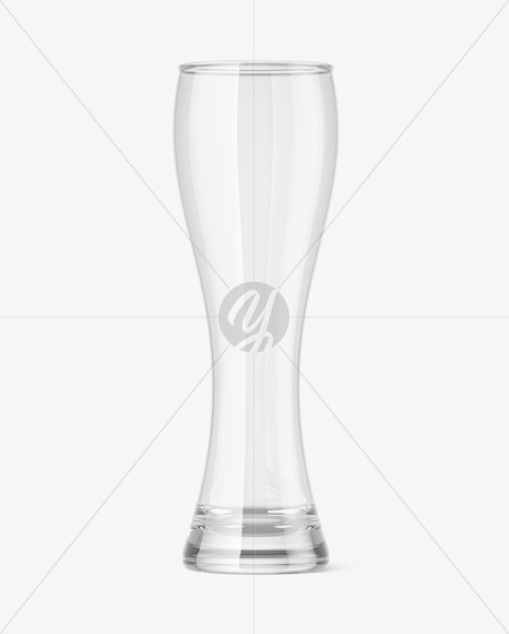 Empty Beer Glass Mockup