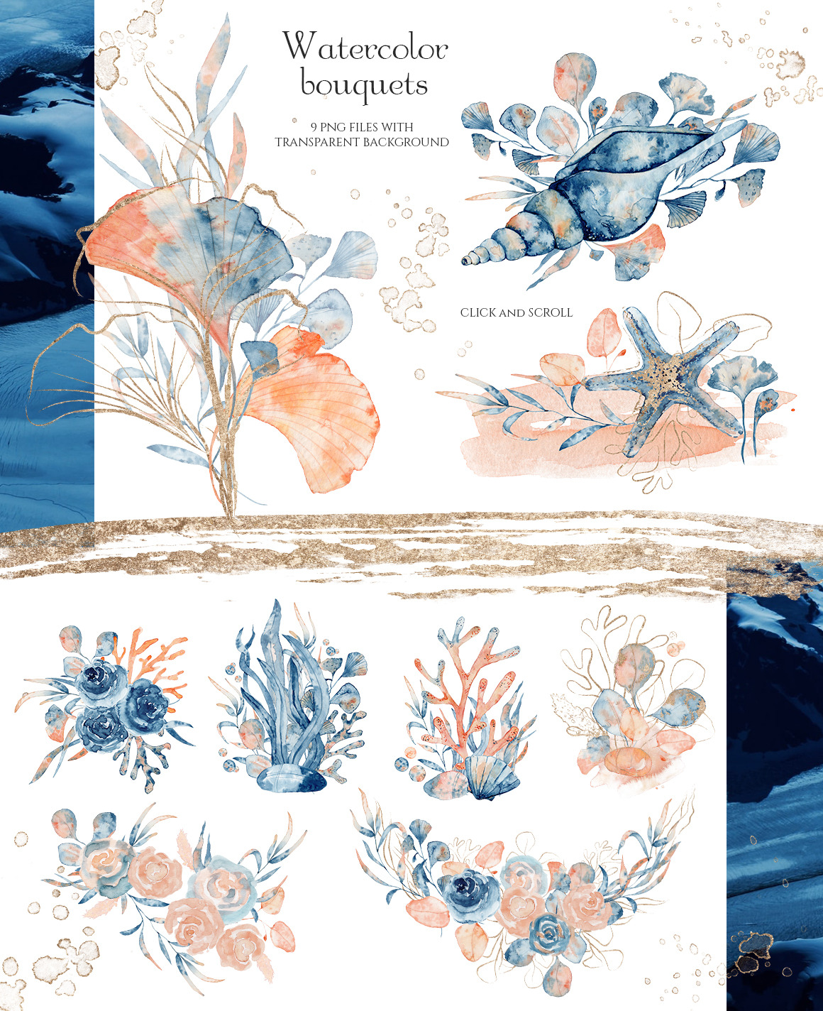 Underwater Watercolor Collection Underwater Watercolor Collection