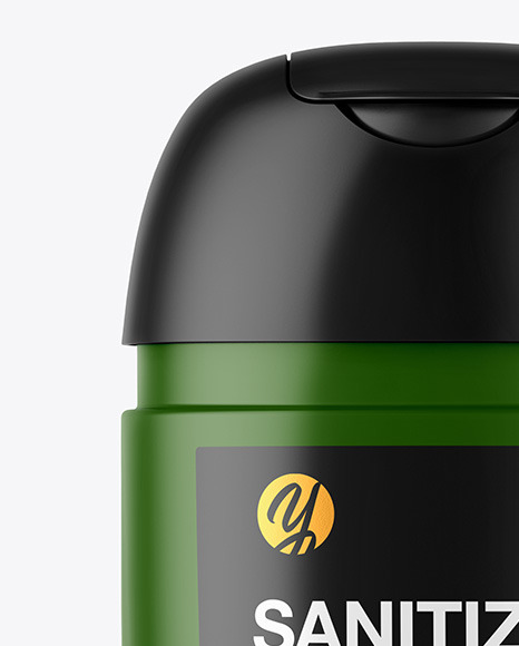 Matte Sanitizer Bottle Mockup