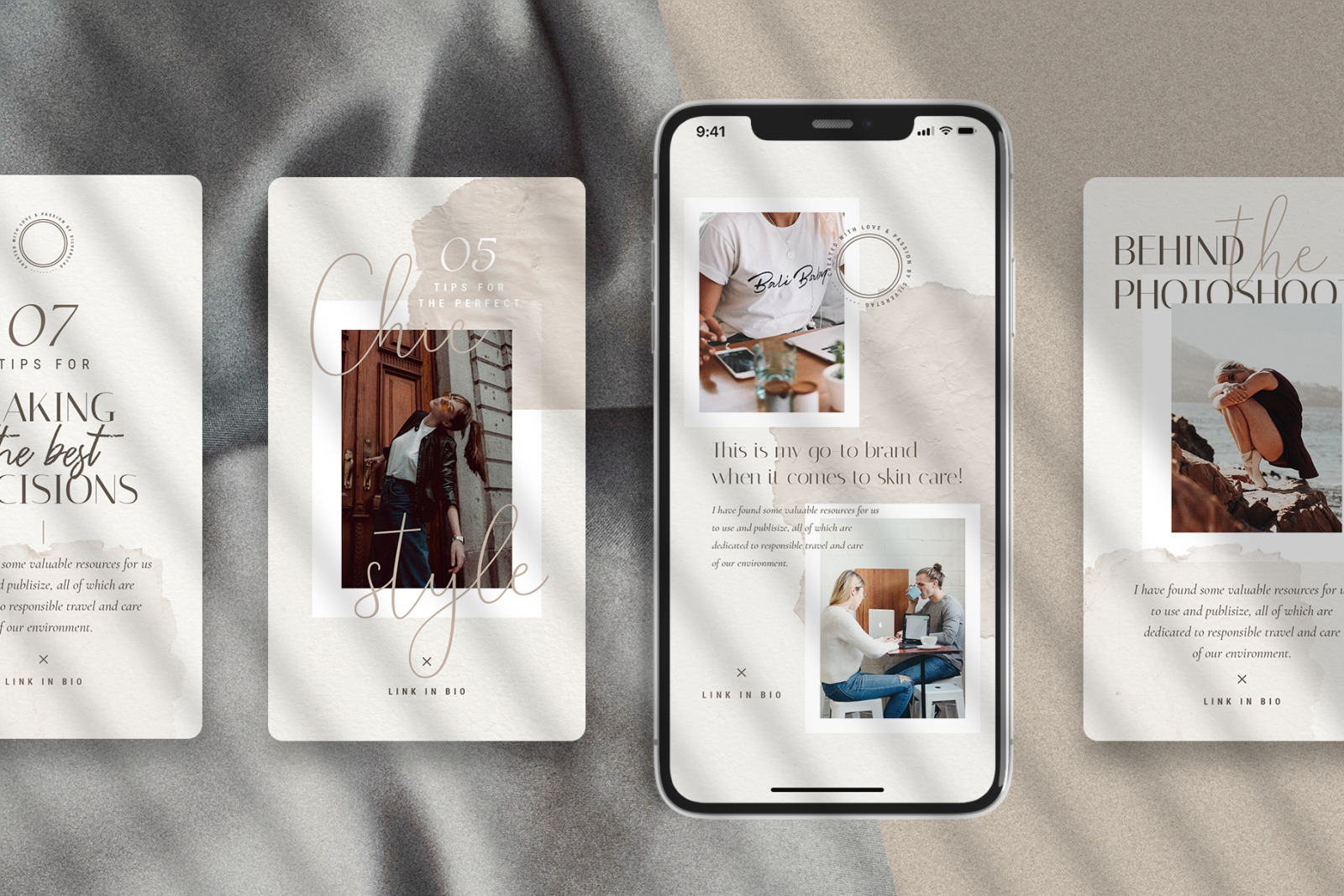 PS + Canva - Elodie Social Media Templates Pack PS + Canva - Elodie Social Media Templates Pack