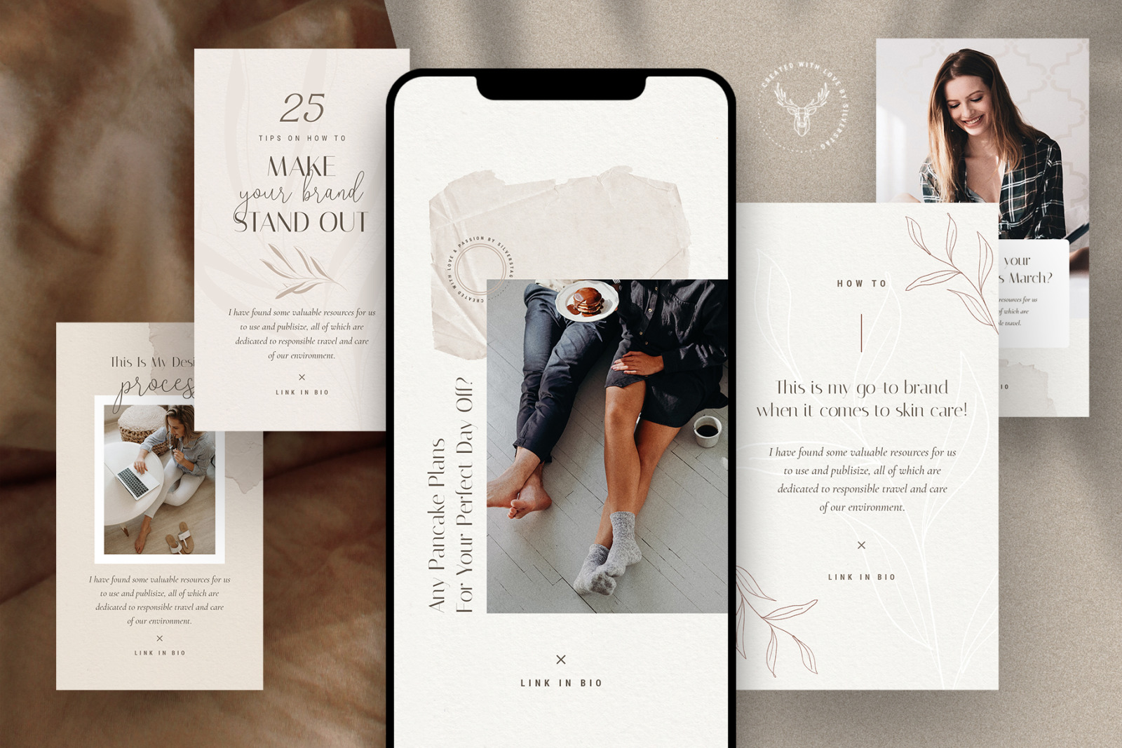 PS + Canva - Elodie Social Media Templates Pack PS + Canva - Elodie Social Media Templates Pack