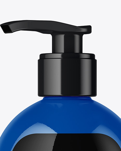 Glossy Sanitizer Bottle Mockup