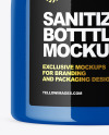 Glossy Sanitizer Bottle Mockup