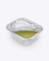 Wasabi Dipping Sauce Mockup (High-Angle Shot)