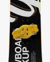 Snowboard Mockup - Front &amp; Back View