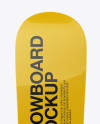 Snowboard Mockup - Front &amp; Back View