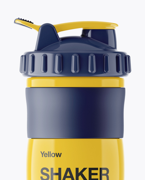 Glossy Shaker Bottle Mockup