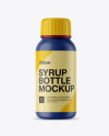 Matte Syrup Bottle Mockup