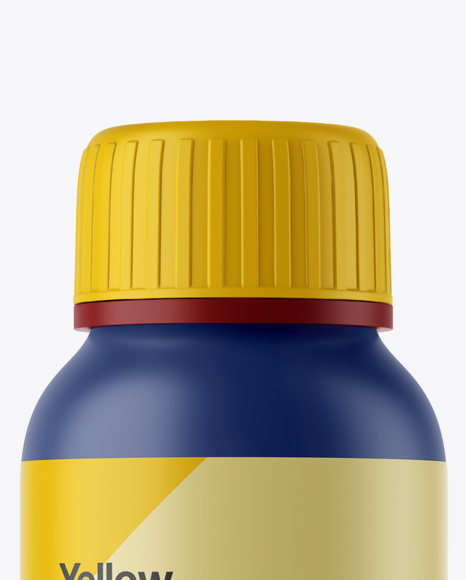 Matte Syrup Bottle Mockup