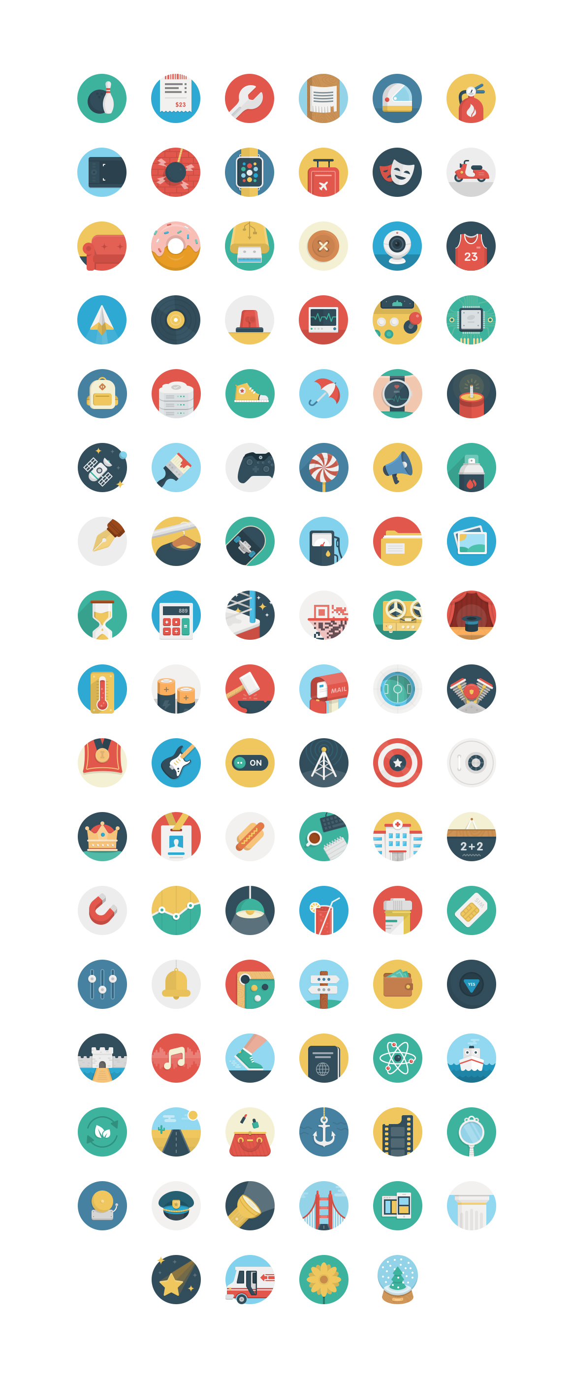 Ballicons 2 Vol.2 - flat icon set Ballicons 2 Vol.2 - flat icon set