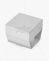 Fruit Puree Box Mockup - Halfside View (High Angle)