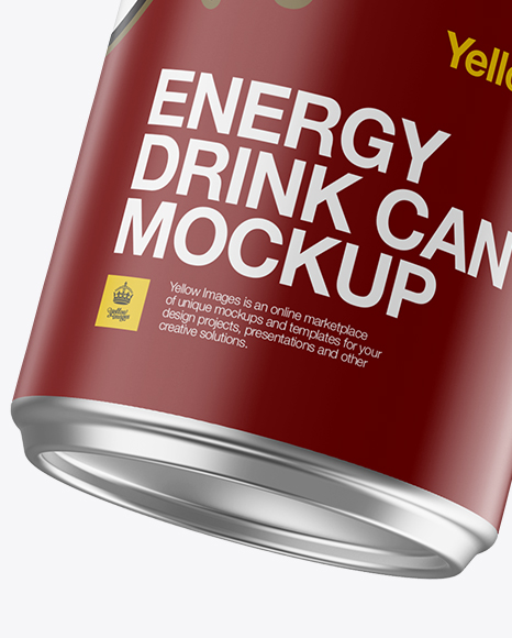 250ml Matte Aluminium Can Mockup