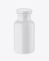 Glossy Plastic Bottle Mockup