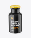 Glossy Plastic Bottle Mockup