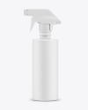 500ml Matte Spray Bottle Mockup