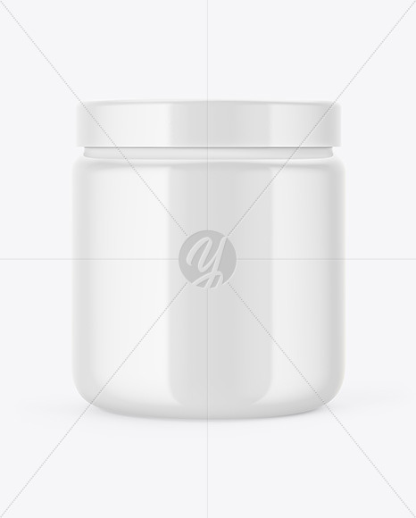 Glossy Food Jar Mockup