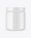 Glossy Food Jar Mockup