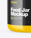 Glossy Food Jar Mockup