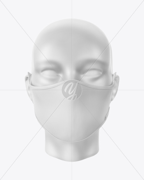 One Piece Face Mask Mockup