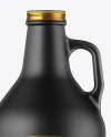 32 oz Ceramic Beer Bottle Mockup