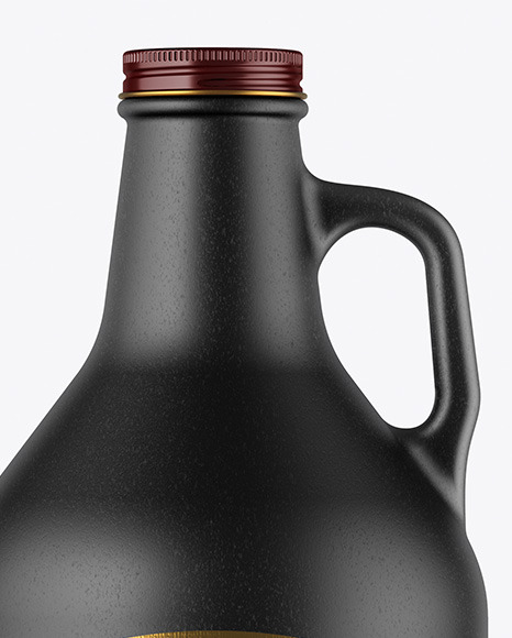 32 oz Ceramic Beer Bottle Mockup