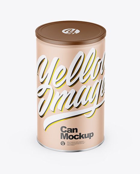 Matte Can Mockup