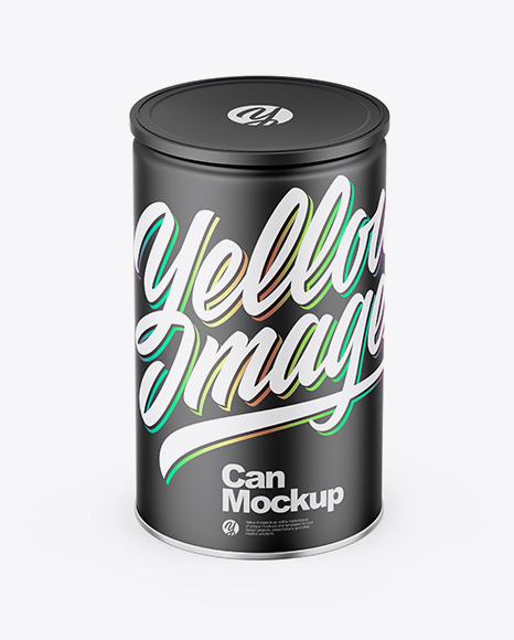 Matte Can Mockup