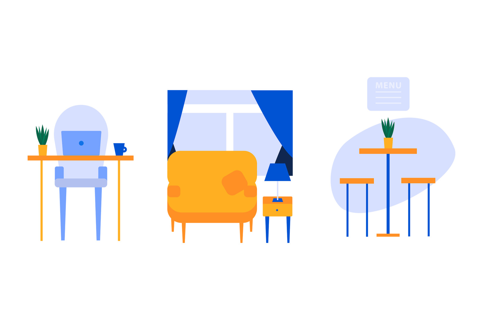 Vector People in daily activity Vector People in daily activity