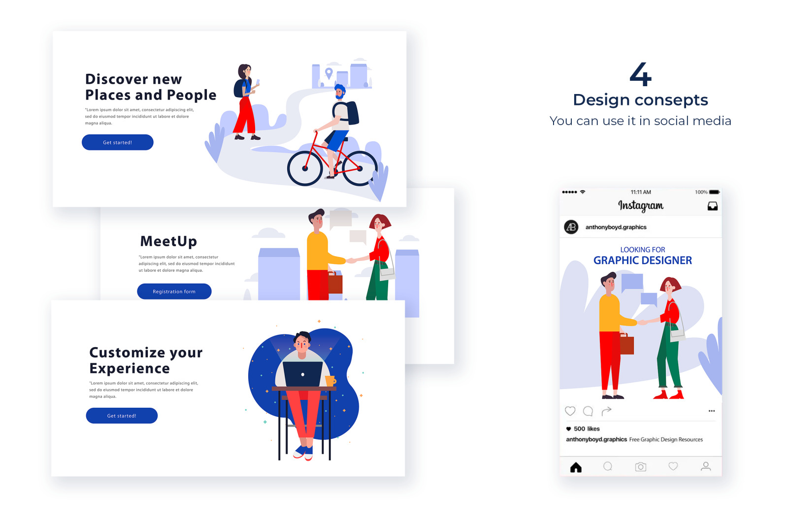 Vector People in daily activity Vector People in daily activity