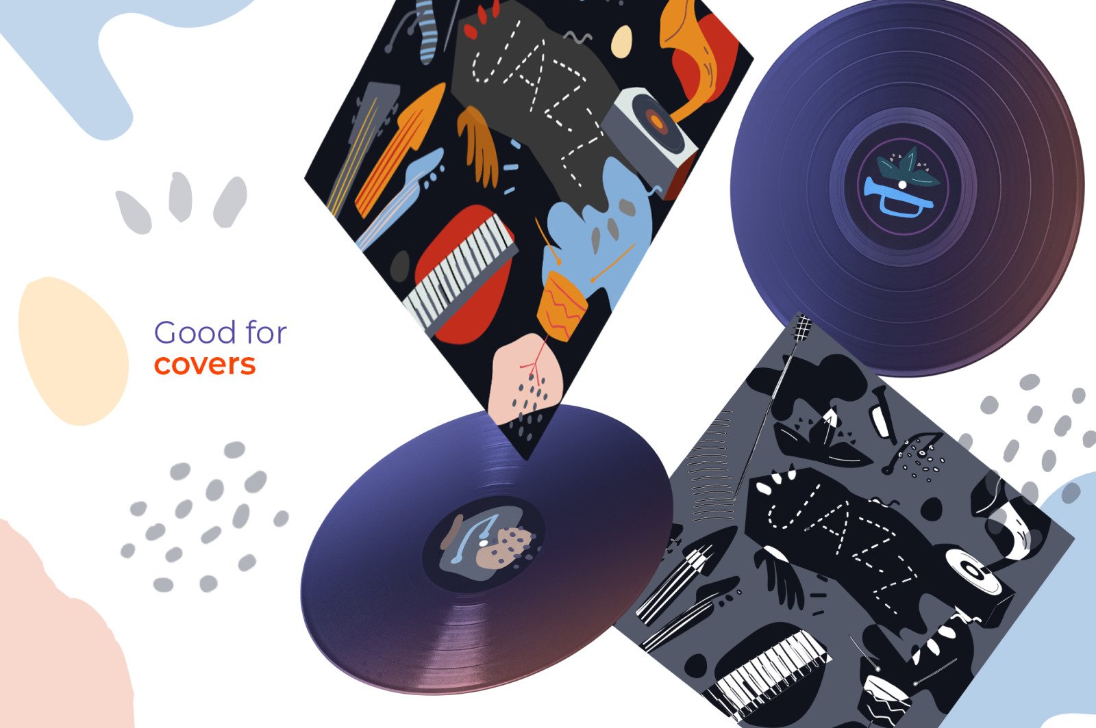 Jazz band modern vector characters Jazz band modern vector characters