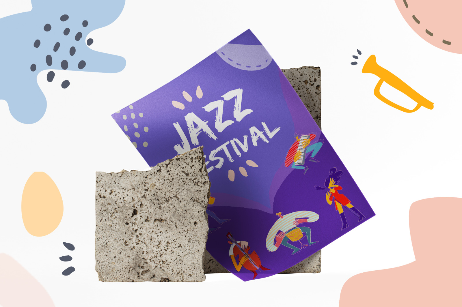 Jazz band modern vector characters Jazz band modern vector characters