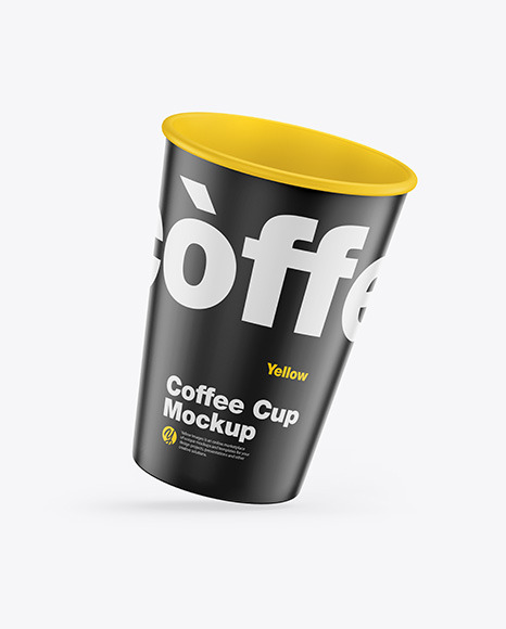 Matte Coffee Cup Mockup