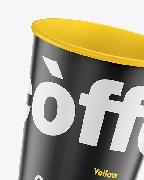 Matte Coffee Cup Mockup