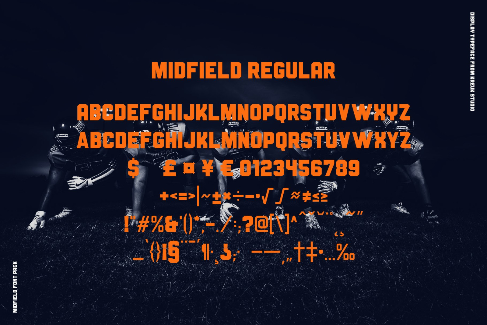 Midfield Display Font