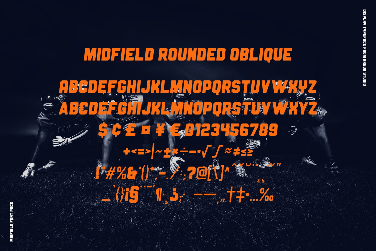 Midfield Display Font