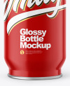 Glossy Bottle Mockup