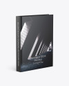 Hardcover Book w/ Matte Cover Mockup