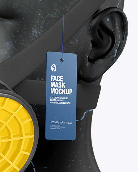 Respirator Mockup - Half Side View