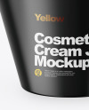 Glossy Cream Jar Mockup