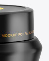 Glossy Cream Jar Mockup