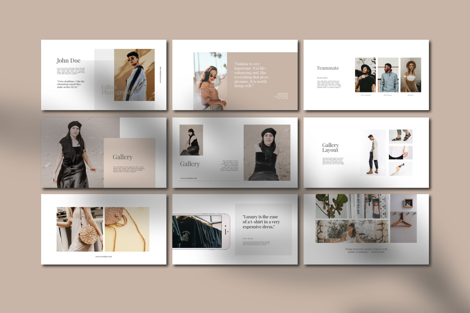 Lewiston - PowerPoint Template Lewiston - PowerPoint Template
