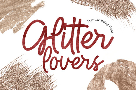 Glitter Lovers - Lovely font
