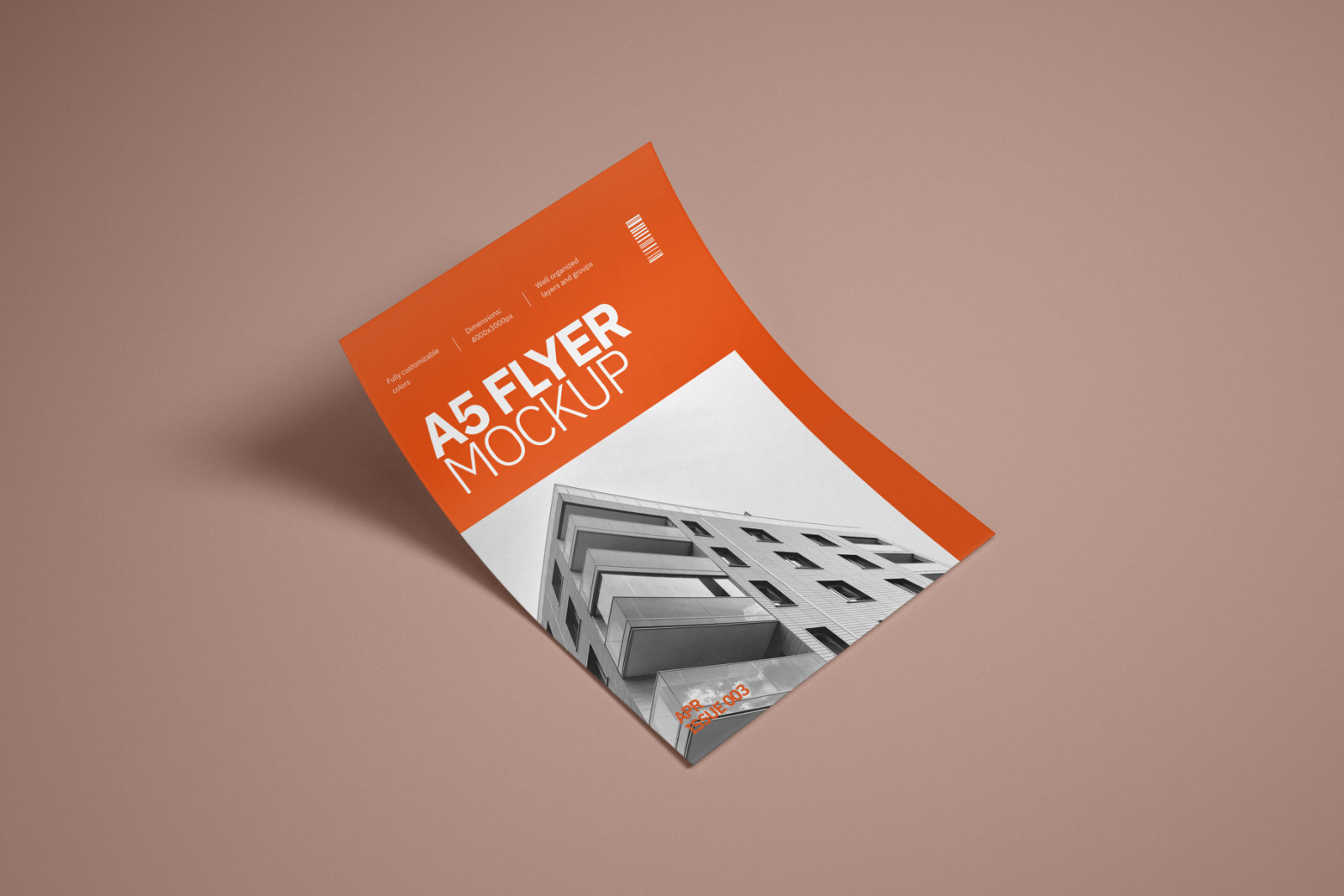 A5 Flyer Mockup Set