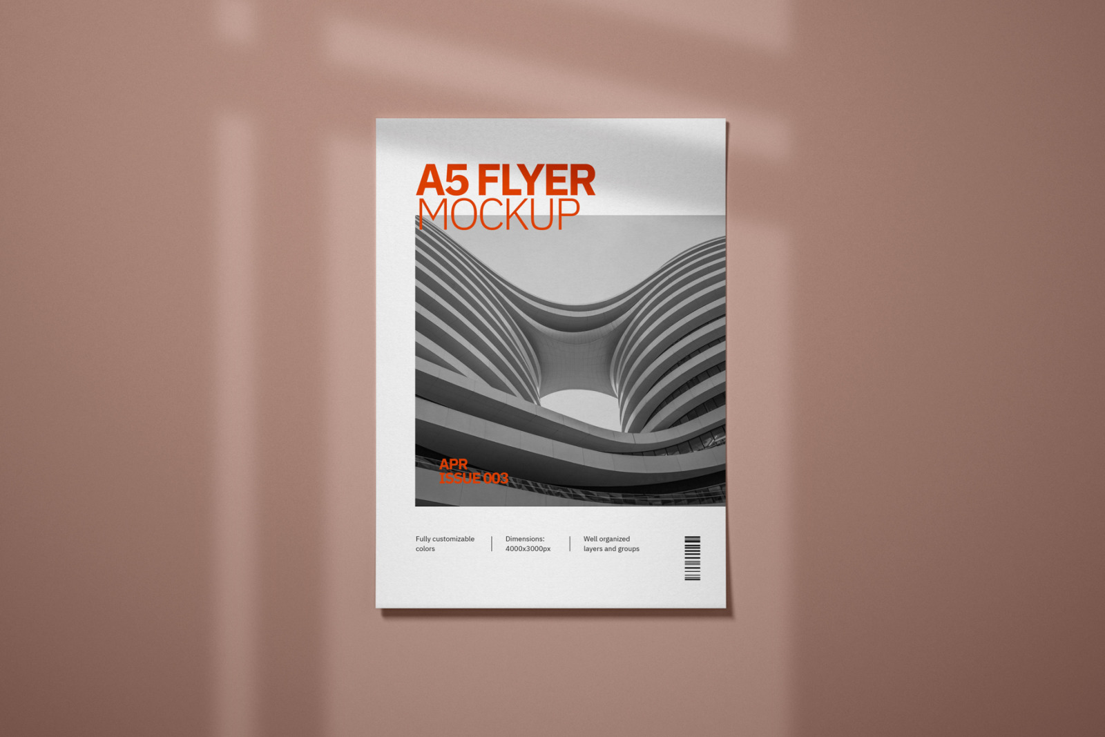 A5 Flyer Mockup Set