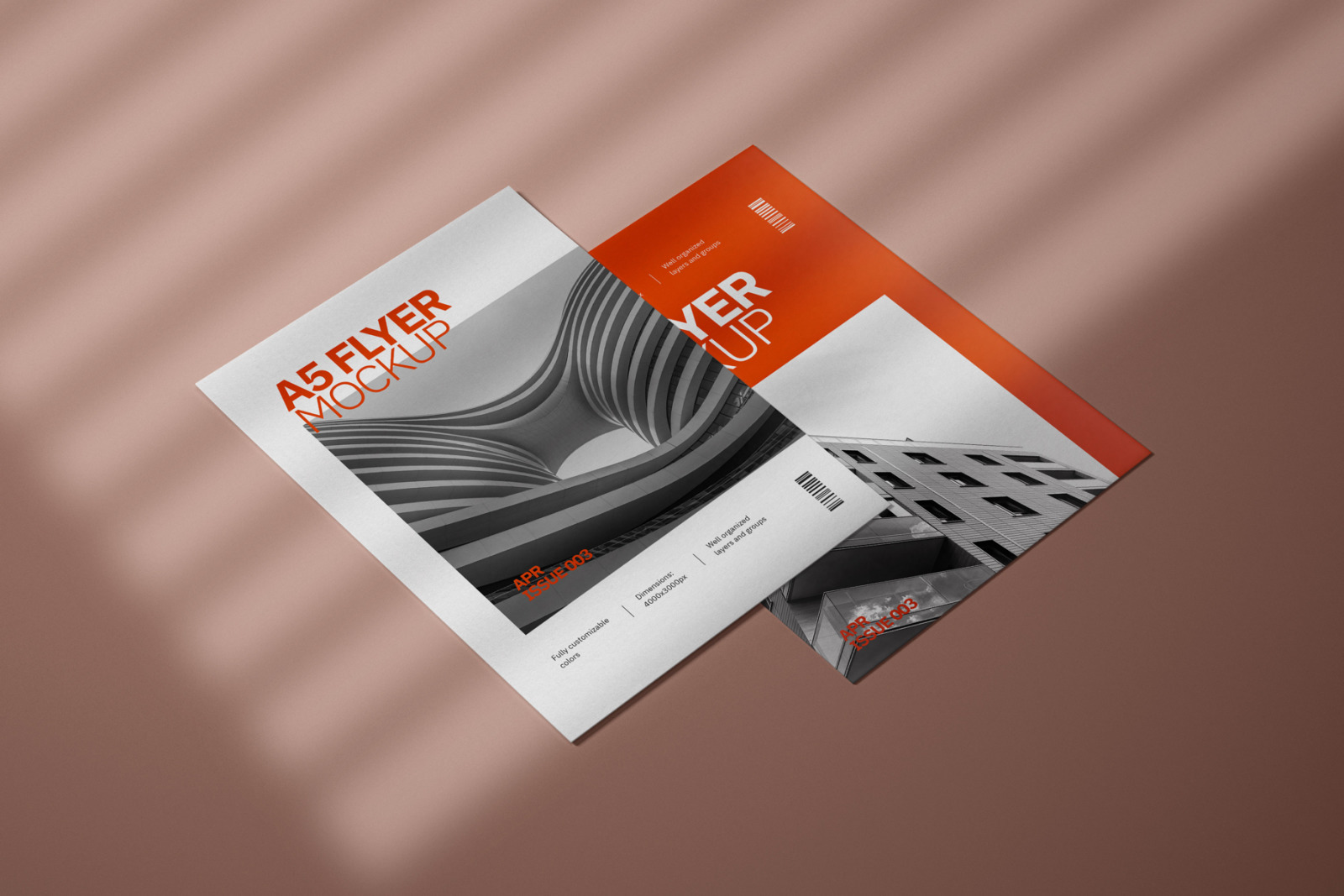 A5 Flyer Mockup Set A5 Flyer Mockup Set