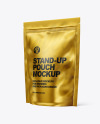 Metallic Stand-up Pouch Mockup