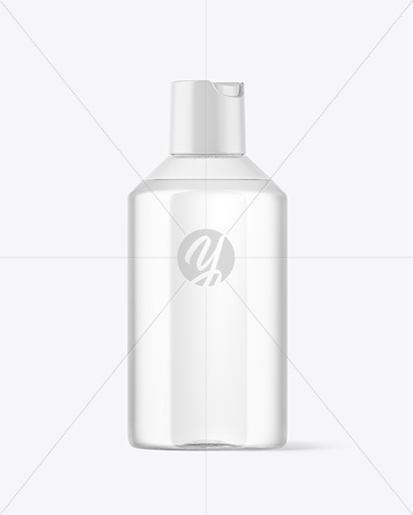 Clear Plastic Bottle Mockup