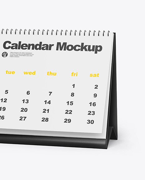 Desk Calendar Mockup