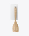Kitchen Wooden Spatula Mockup - Front View