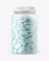 Frosted Pills Bottle Mockup